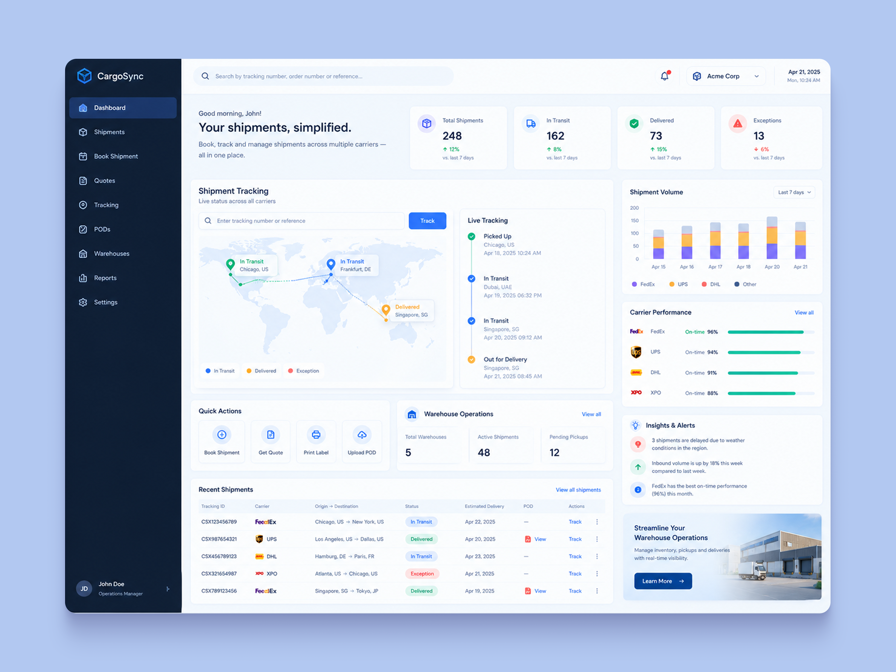 Freight & Delivery Aggregation Platform