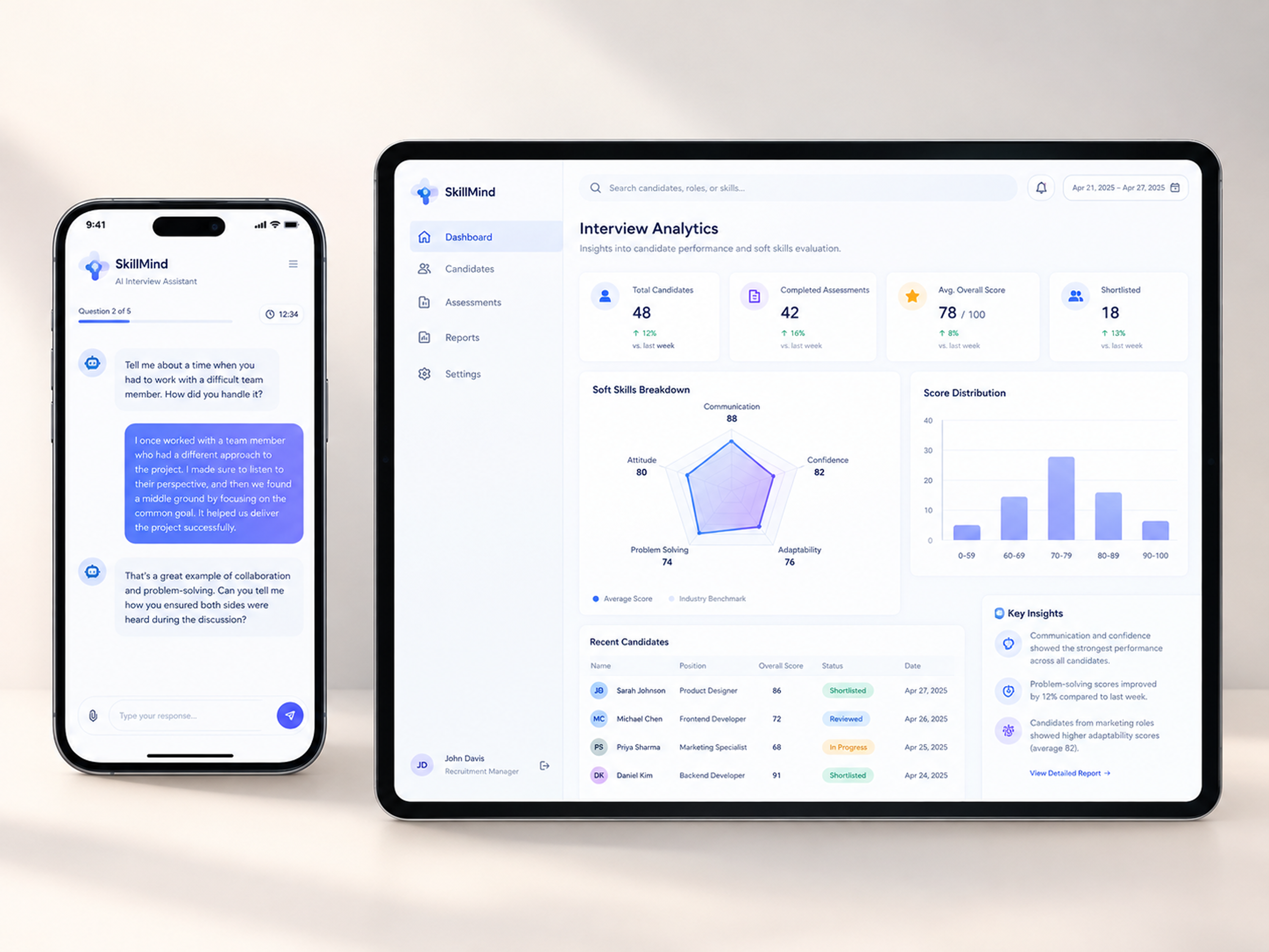 AI Interview & Soft Skills Assessment